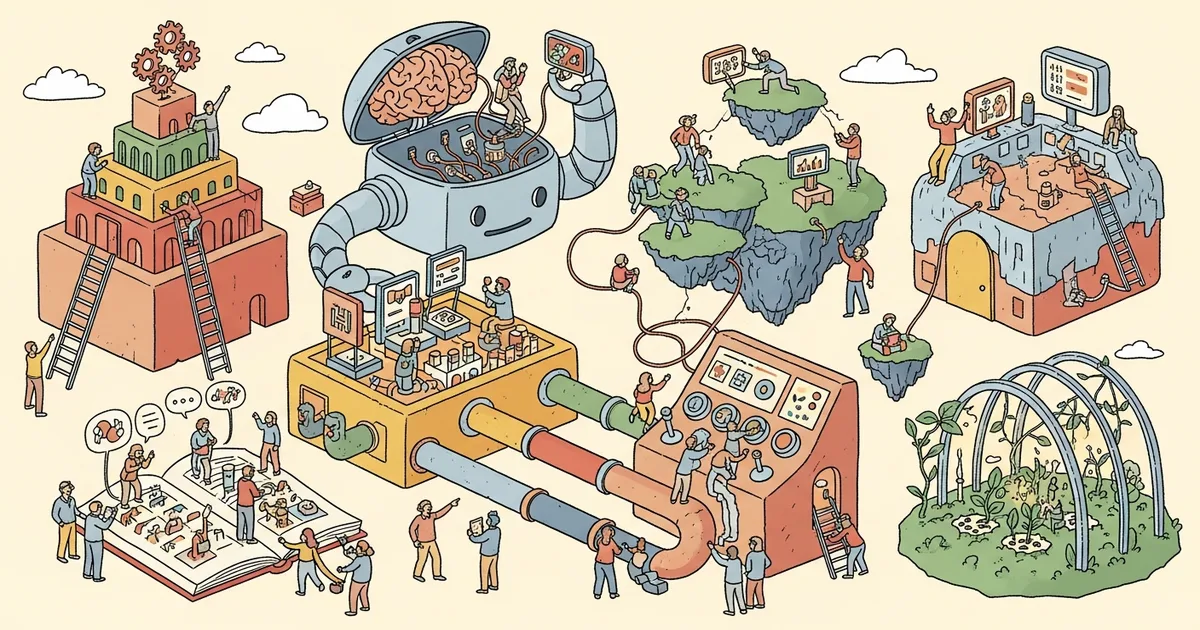 Editorial illustration for: 7 AI Agent Platforms You Can Actually Use Right Now