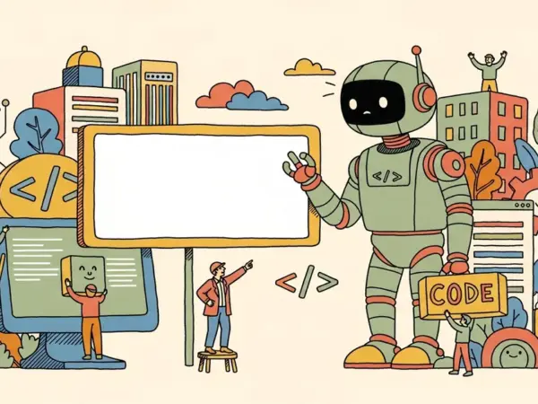 Editorial illustration for: Software Engineer Argues AI Coding Agents Should Be Banned from Production Code