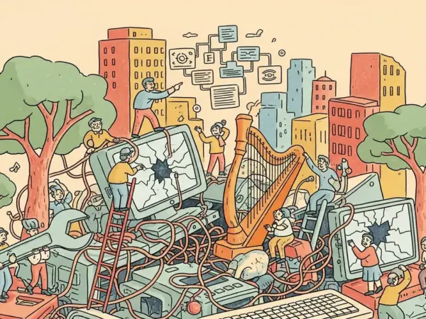 Editorial illustration for: AI Coding Agents Like Claude Code Are Fueling a Productivity Crisis in Tech