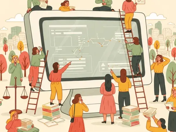 Editorial illustration for: AI Hiring Tools Are Penalizing Women Through Proxy Variables