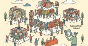 Editorial illustration for: AI Model Releases Hit Record Pace as Platforms Bundle Multiple Models to Fight Subscription Fatig