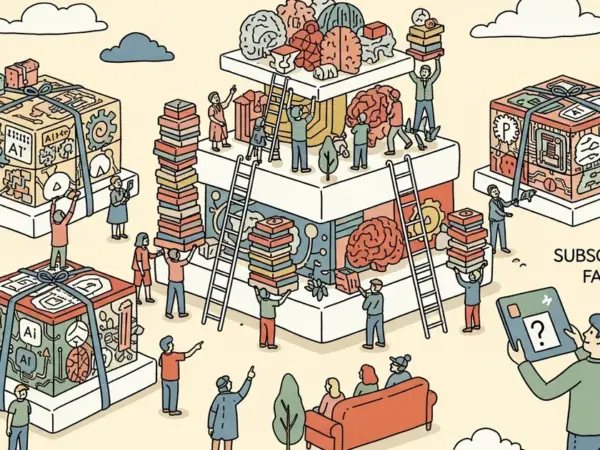 Editorial illustration for: AI Model Releases Hit Record Pace as Platforms Bundle Multiple Models to Fight Subscription Fatig
