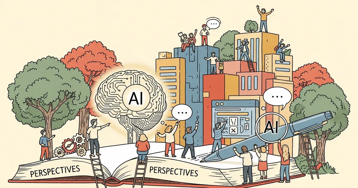 Editorial illustration for: Rust Project Contributors Publish Perspectives on AI's Role in Language Development