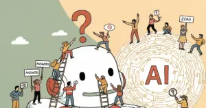 Editorial illustration for: Study Finds AI Users Adopt Incorrect Answers 73% of the Time When Models Err