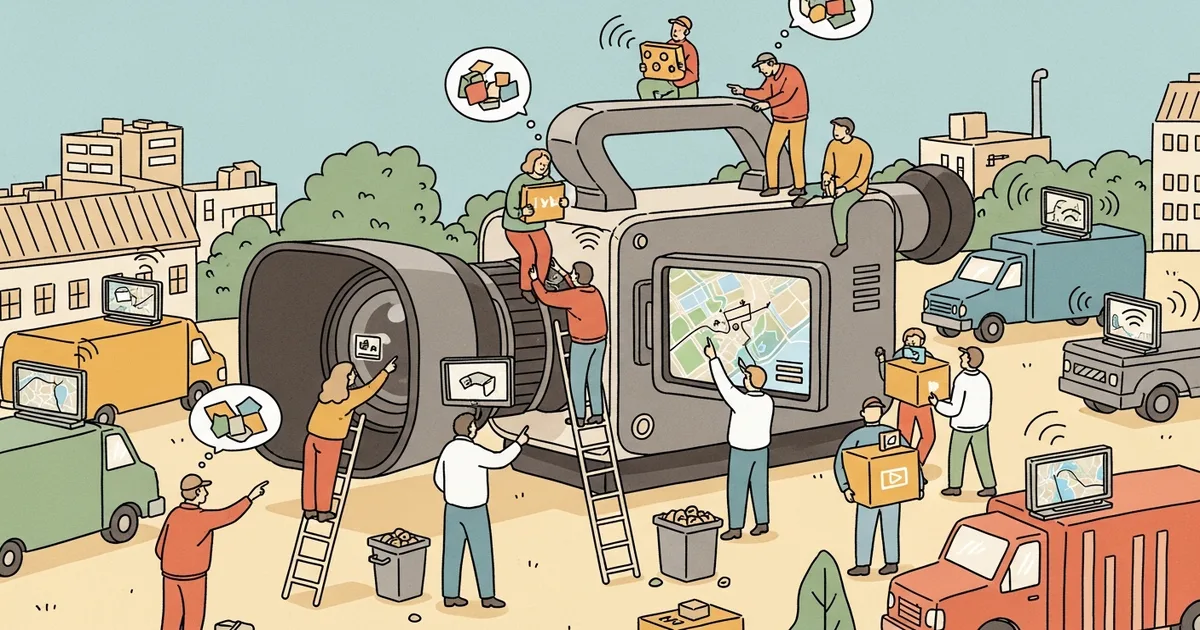 Editorial illustration for: Safety Vision Report: AI Video Telematics Reshaping Fleet Management Despite Memory Constraints