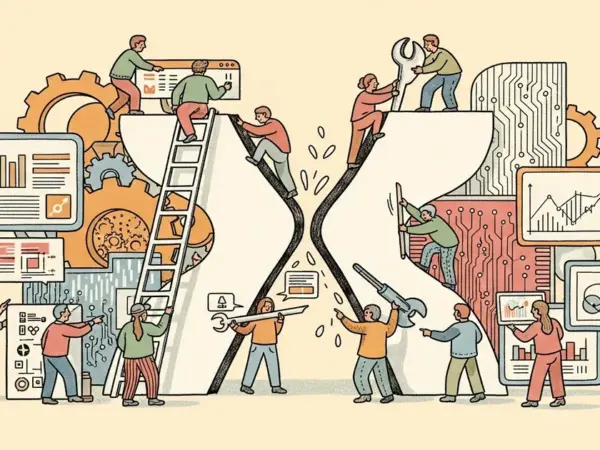 Editorial illustration for: AIRA_2: Overcoming Bottlenecks in AI Research Agents