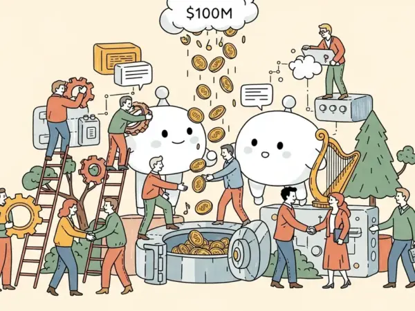 Editorial illustration for: Anthropic Commits $100M to Claude Partner Network for Enterprise Adoption