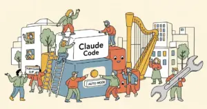 Editorial illustration for: Anthropic Adds Auto Mode to Claude Code, Letting AI Choose Its Own Permissions