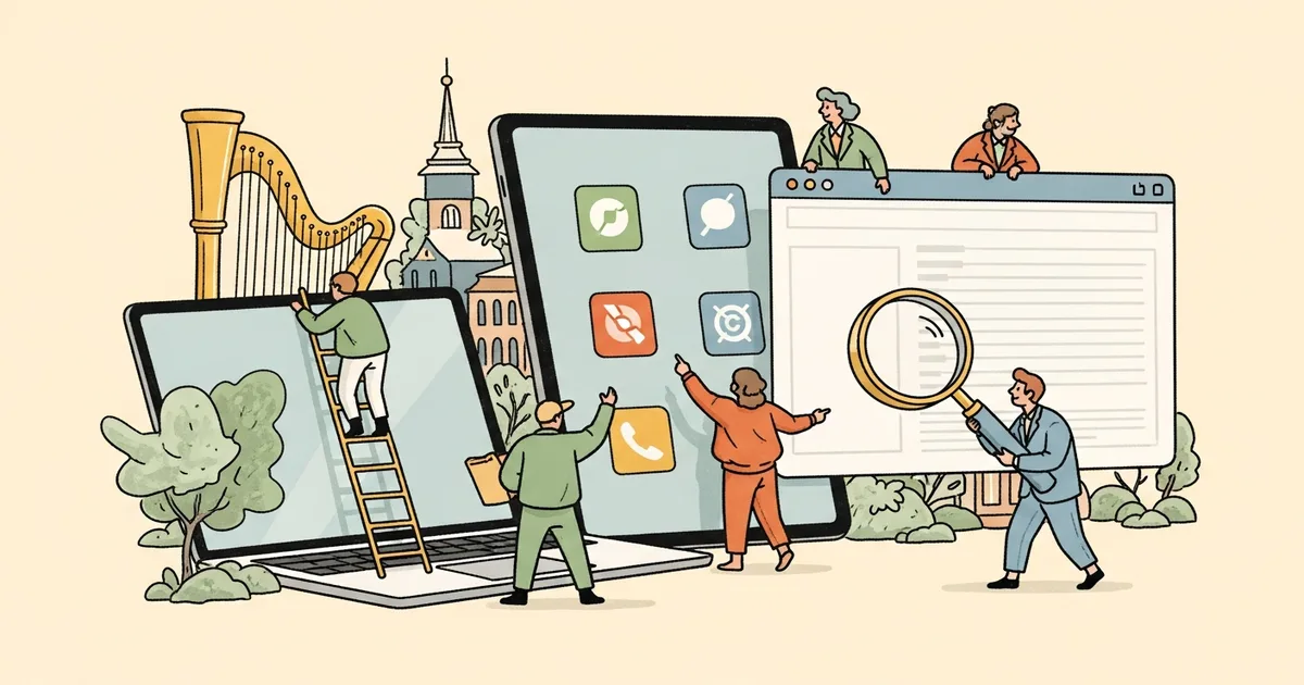 Editorial illustration for: Anthropic Launches Computer Use for Claude, Enabling AI to Navigate Web and Apps