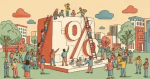 Editorial illustration for: ARC-AGI-3: Every Frontier Model Scores Under 1%