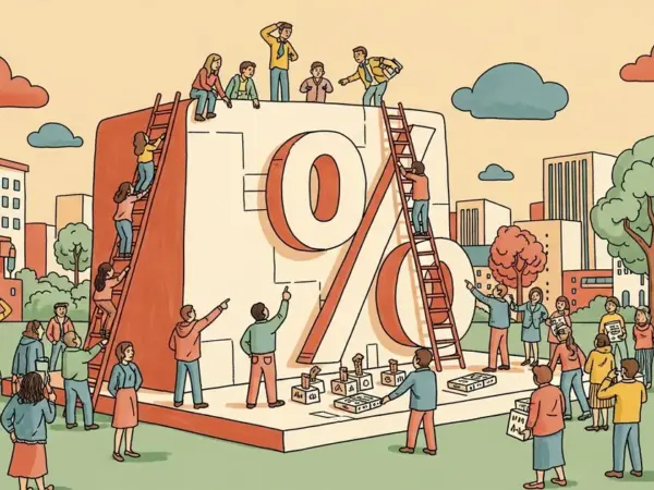 Editorial illustration for: ARC-AGI-3: Every Frontier Model Scores Under 1%