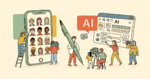 Editorial illustration for: Lensa AI Review 2026: Magic Avatars Meet Everyday Photo Editing