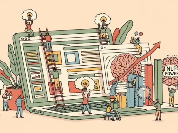 Editorial illustration for: NeuronWriter Review 2026: Budget SEO Content Editor With Real NLP Power