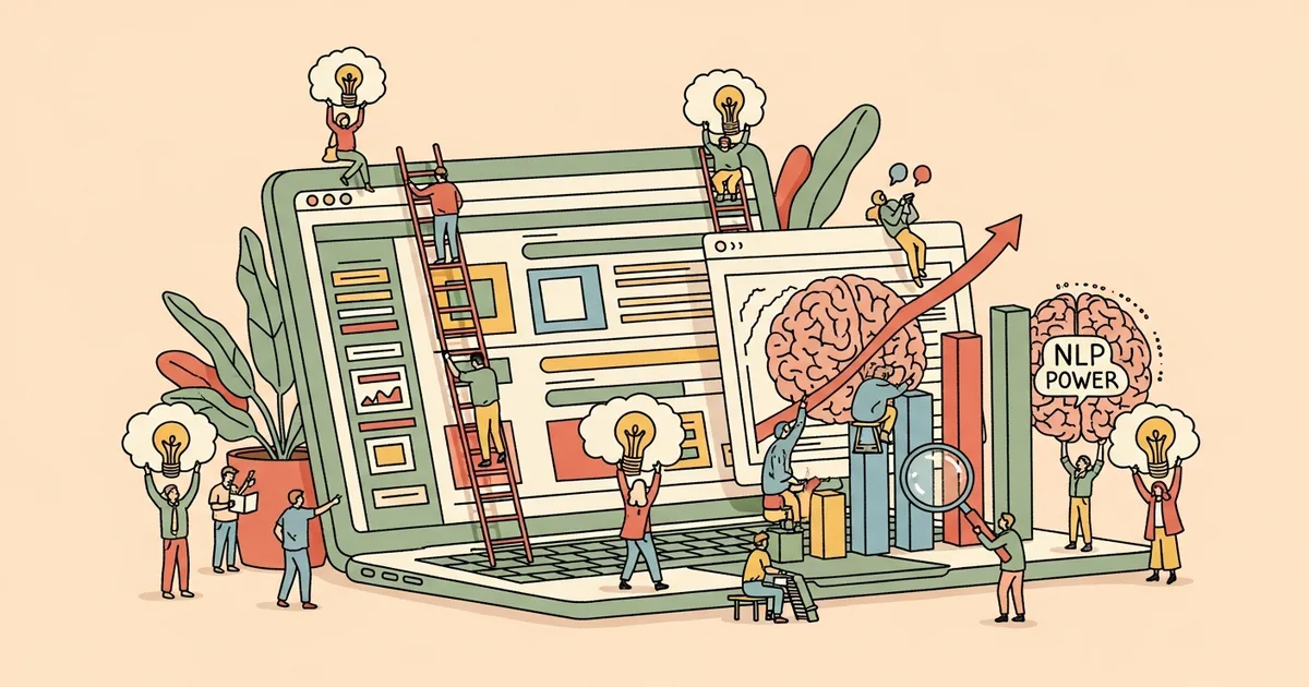 Editorial illustration for: NeuronWriter Review 2026: Budget SEO Content Editor With Real NLP Power