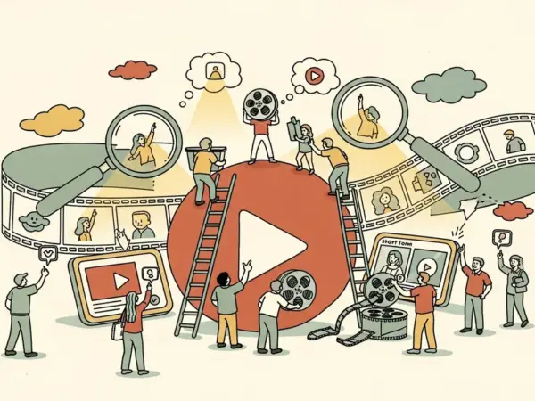 Editorial illustration for: Opus Clip Review 2026: AI Short-Form Video Creator That Finds the Good Parts