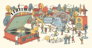 Editorial illustration for: Udio Review 2026: AI Music Generation That Sounds Surprisingly Real