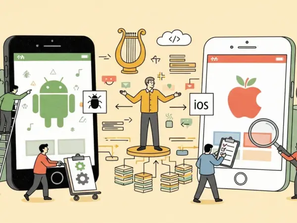 Editorial illustration for: Developer Uses Claude to Automate Mobile App QA Across Android and iOS