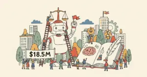 Editorial illustration for: Avvoka Raises $18.5M as Legalweek 2026 Highlights Legal AI Momentum