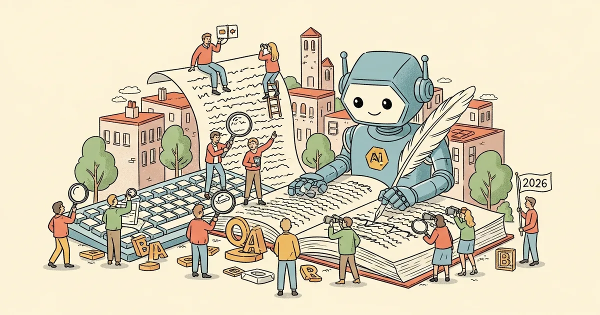 Editorial illustration for: Best AI Detectors 2026: How to Check If Text Was Written by ChatGPT or Claude