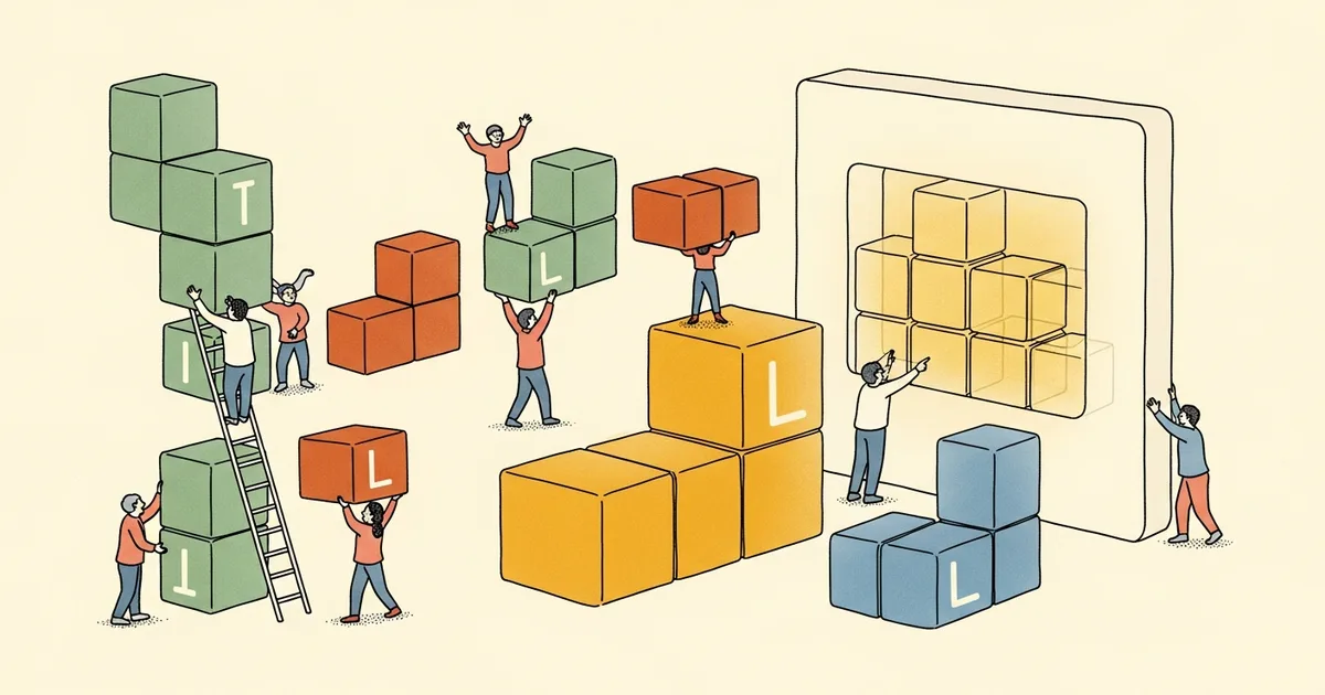 Editorial illustration for: Bitboard version of Tetris AI