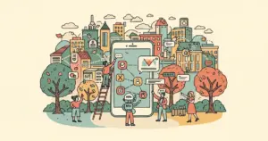 Editorial illustration for: Bluesky Launches AI Assistant Attie for Custom Social Media Feed Creation