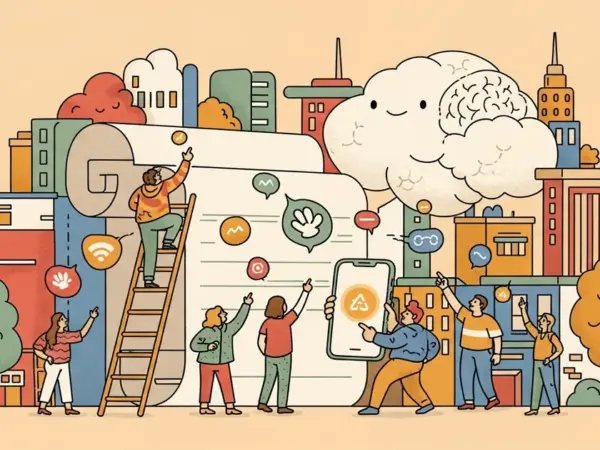 Editorial illustration for: Bluesky Launches Attie, AI App for Custom Feed Creation