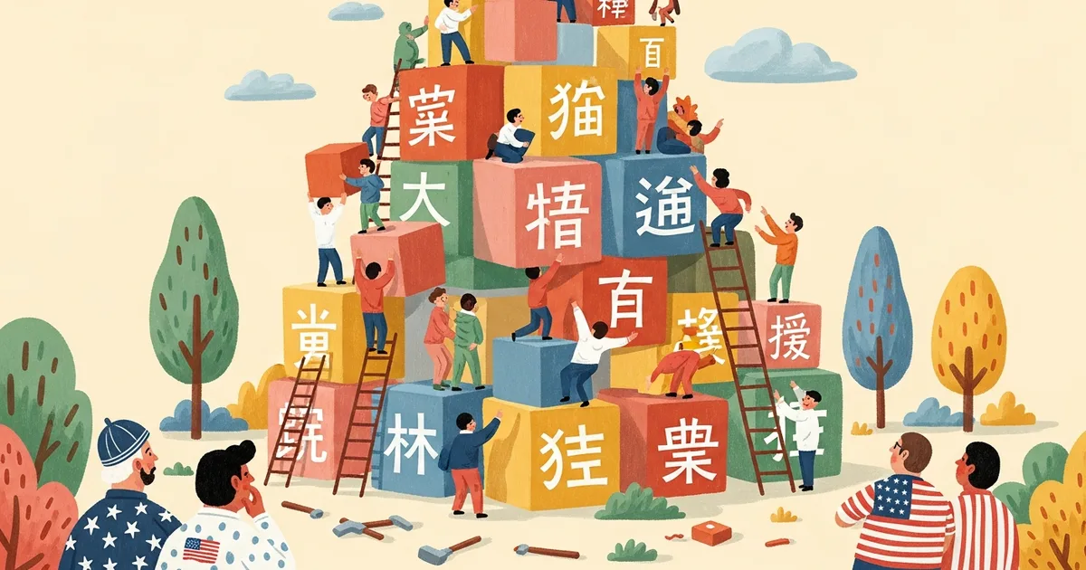 Editorial illustration for: US Advisory Body Warns China Open-Source AI Strategy Creates Self-Reinforcing Advantage Over Amer