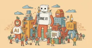 Editorial illustration for: UBS: Five Chinese AI Models Now Surpass DeepSeek, Led by Baidu's ERNIE X1