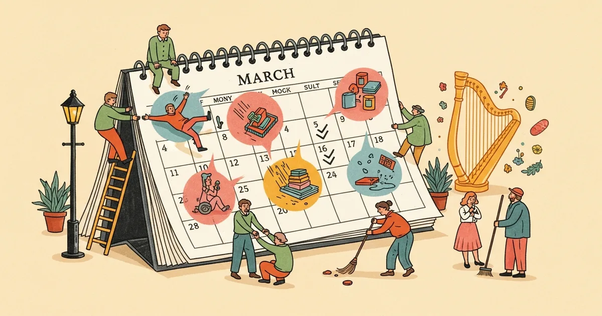 Editorial illustration for: Claude Went Down 5 Times in March — Here's Every Incident