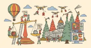 Editorial illustration for: Colorado House Passes Bill to Limit AI-Driven Surveillance Pricing