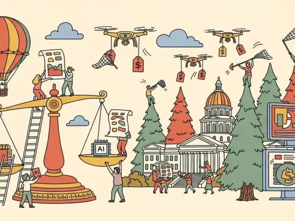 Editorial illustration for: Colorado House Passes Bill to Limit AI-Driven Surveillance Pricing