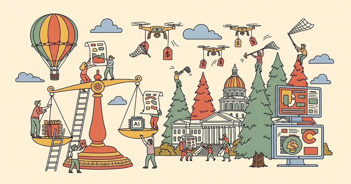 Editorial illustration for: Colorado House Passes Bill to Limit AI-Driven Surveillance Pricing