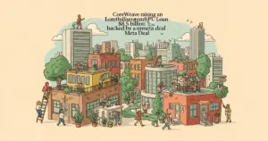 Editorial illustration for: CoreWeave Raises $8.5 Billion GPU Loan Backed by Meta Deal