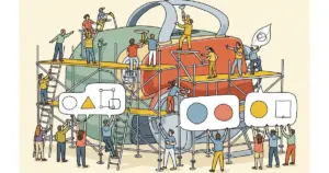 Editorial illustration for: DesignWeaver: Dimensional Scaffolding for Text-to-Image Product Design