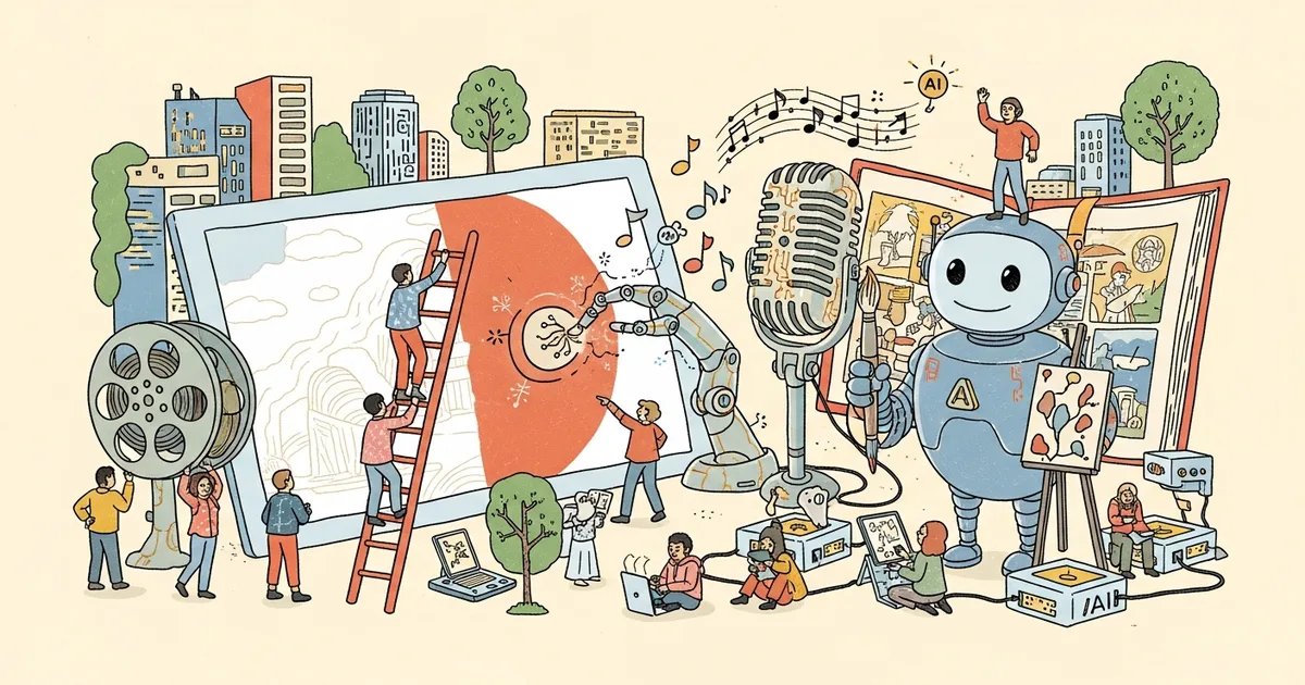 Editorial illustration for: Disney Is Embedding AI Across Its Entire Creative Pipeline