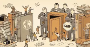 Editorial illustration for: EFF: Major Publishers Blocking Internet Archive Threatens Historical Record