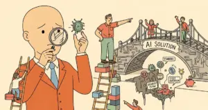 Editorial illustration for: Software Engineer Argues Executive-IC Divide on AI Stems from Risk Tolerance