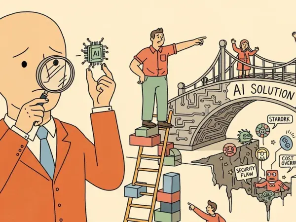 Editorial illustration for: Software Engineer Argues Executive-IC Divide on AI Stems from Risk Tolerance
