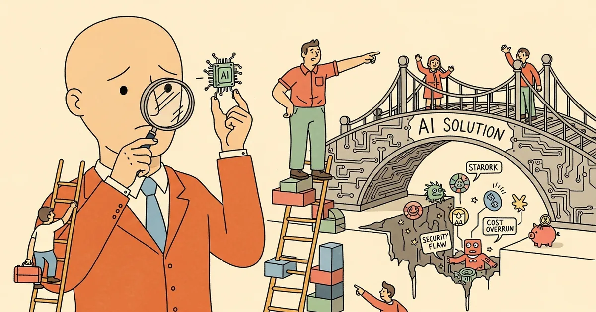 Editorial illustration for: Software Engineer Argues Executive-IC Divide on AI Stems from Risk Tolerance