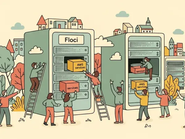 Editorial illustration for: Floci Launches as Free Alternative to LocalStack's Restricted AWS Emulator
