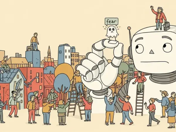 Editorial illustration for: Forterro CEO: AI-driven Fears an Overreaction