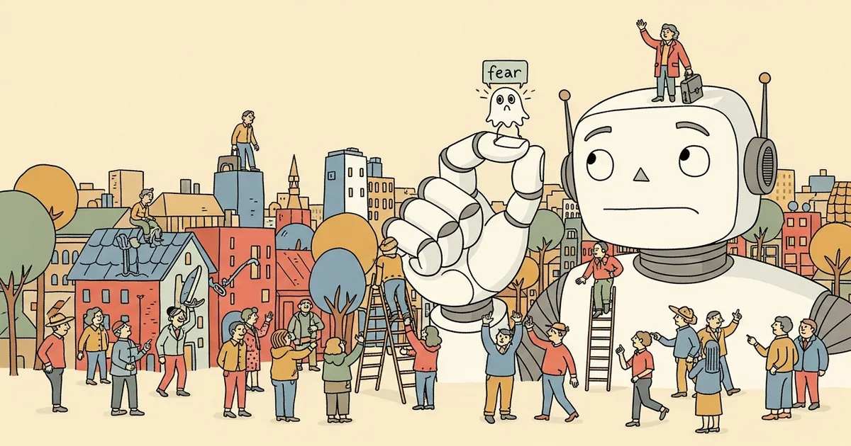 Editorial illustration for: Forterro CEO: AI-driven Fears an Overreaction