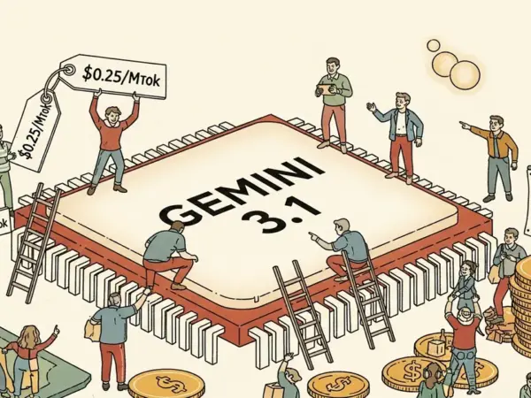 Editorial illustration for: Gemini 3.1 Flash-Lite at $0.25/MTok Is the Cheapest Frontier Model Ever