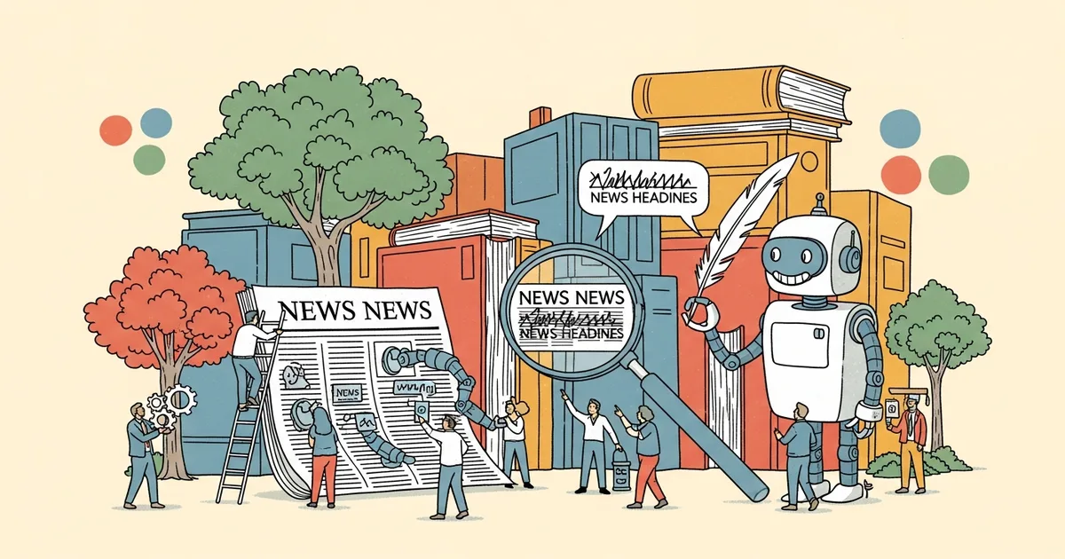Editorial illustration for: Google Now Rewrites News Headlines in Search Results Using AI