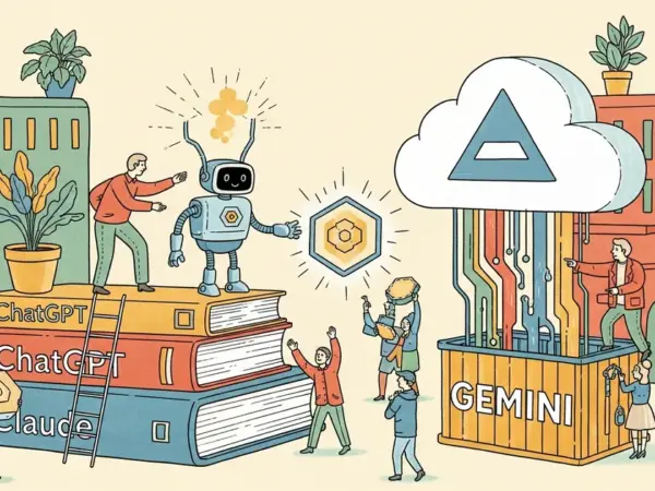 Editorial illustration for: Google Gemini Adds Memory Import Feature for ChatGPT and Claude Users