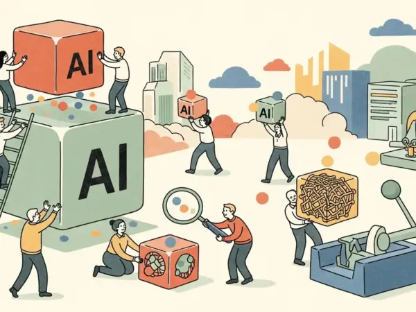 Editorial illustration for: Google Research Unveils TurboQuant Compression for AI Models