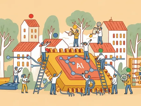 Editorial illustration for: Google Unveils TurboQuant Algorithm That Cuts AI Memory Use by 6x and Costs by 50 Percent