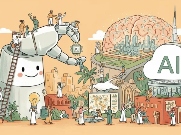 MegaOne AI editorial illustration — gulf-states-ai-2026