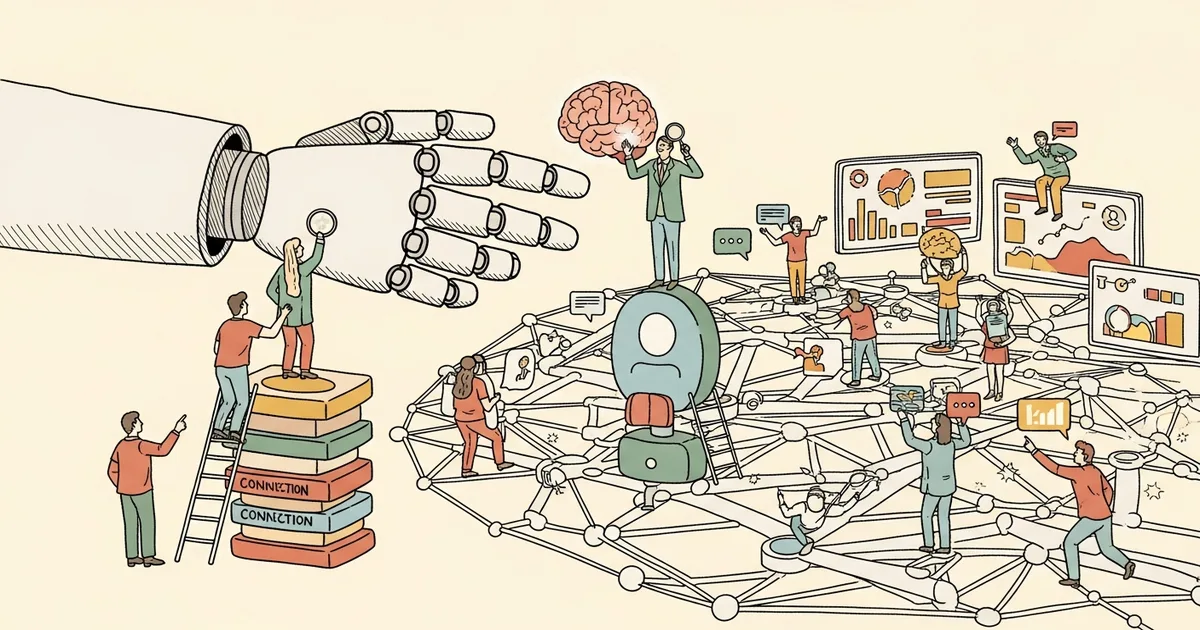 Editorial illustration for: Handshake AI Review 2026: AI-Powered Networking and Professional Outreach Platform