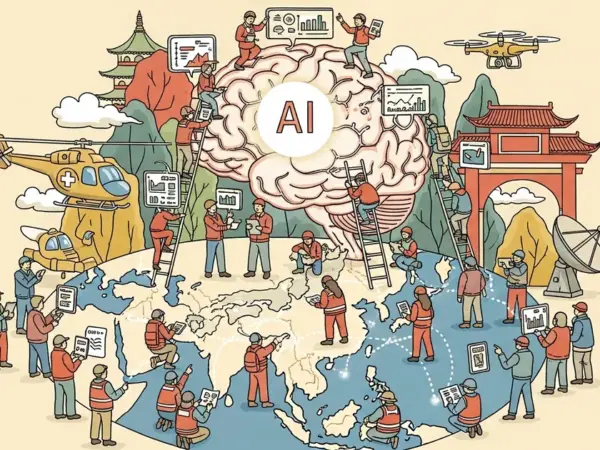 Editorial illustration for: Helping disaster response teams turn AI into action across Asia